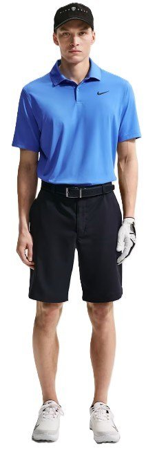 Nike Velocity Dri-FIT heren polo, pacific blue/black