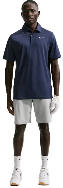 Nike Velocity Dri-FIT heren polo, college navy/white
