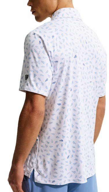 Nike Par heren polo, wit/work blue
