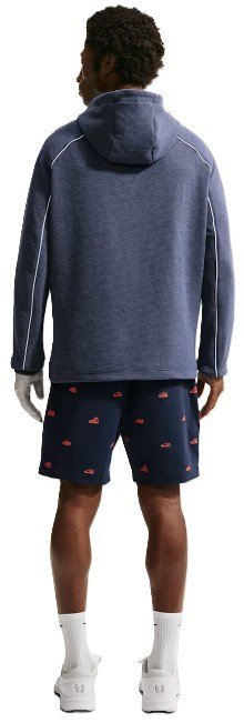 Nike Par heren shorts, navy/hot lava/black