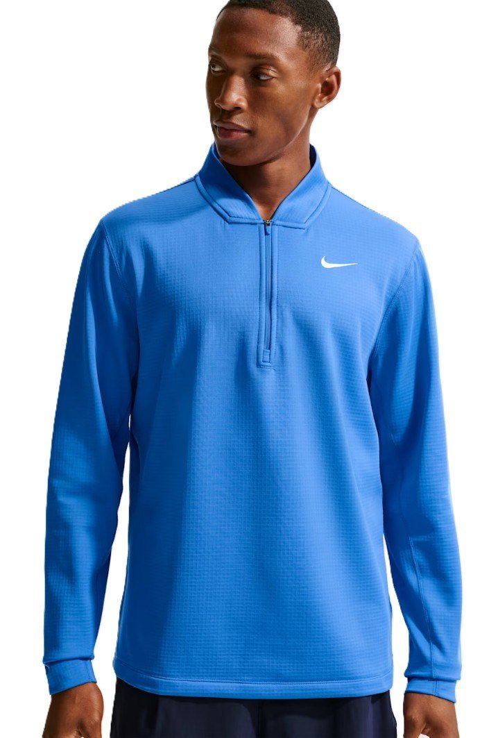 Nike Velocity 1/2-Zip heren sweater, pacific blue/white
