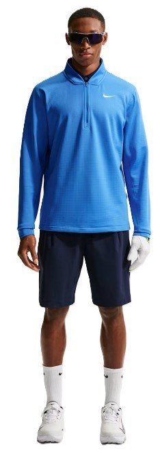 Nike Velocity 1/2-Zip heren sweater, pacific blue/white