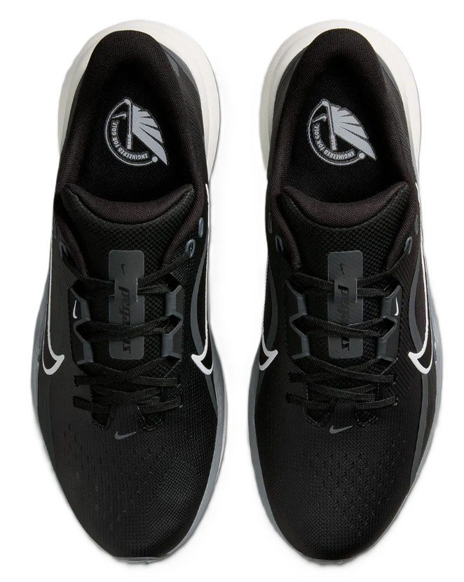 Nike Pegasus 1 heren golfschoenen, zwart/sail/wit