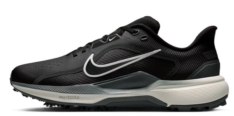 Nike Pegasus 1 heren golfschoenen, zwart/sail/wit