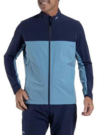 KJUS Rain Rescue 2.0 heren jack, atlanta blue/atlas blue