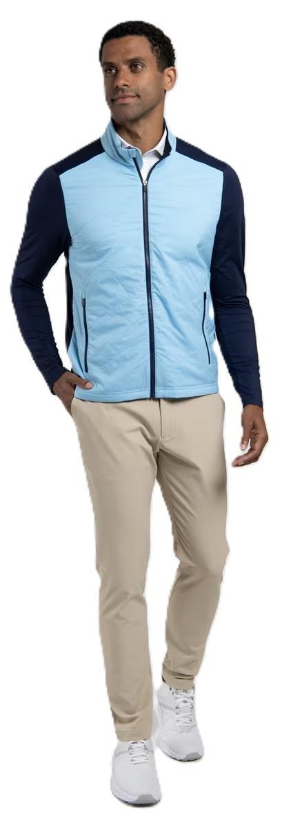 KJUS Retention heren jack, atlanta blue/poolside