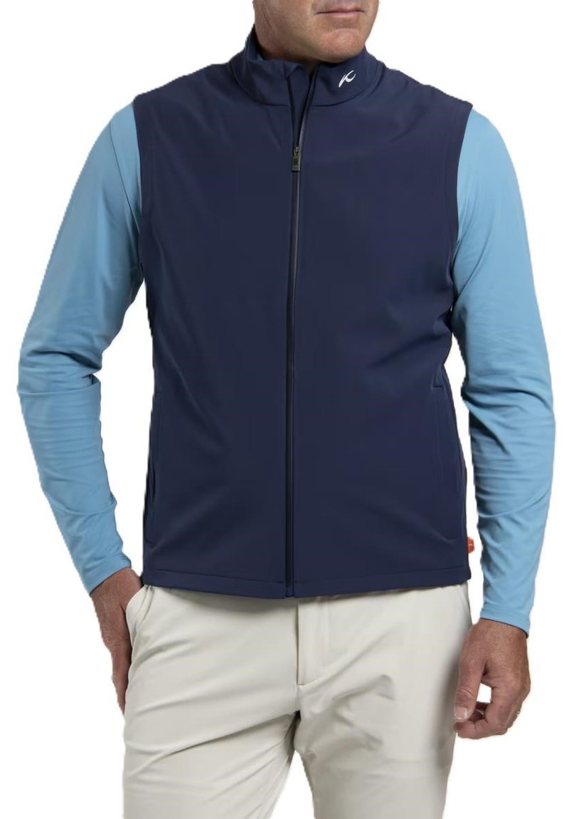 KJUS Downswing Wind heren vest, atlanta blue