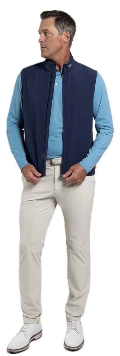 KJUS Downswing Wind heren vest, atlanta blue
