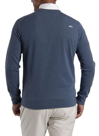 KJUS Essentials Crew Neck heren sweatshirt, riverbank/atlanta blue