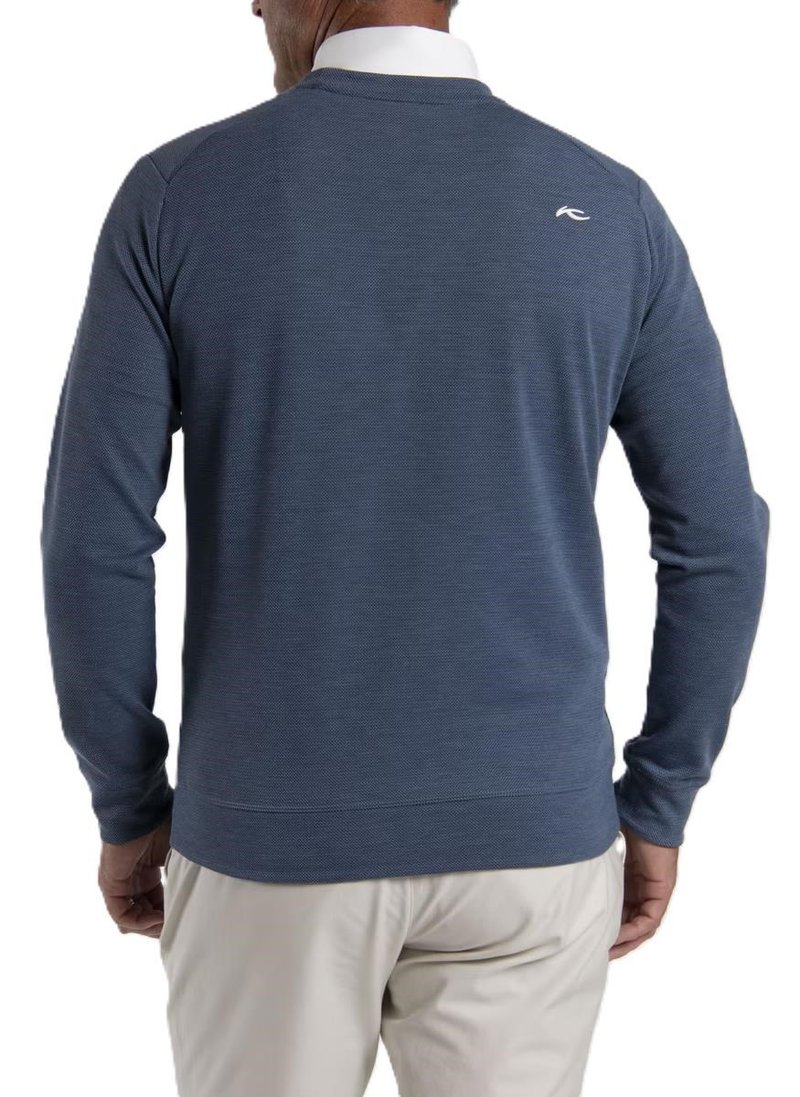 KJUS Essentials Crew Neck heren sweatshirt, riverbank/atlanta blue