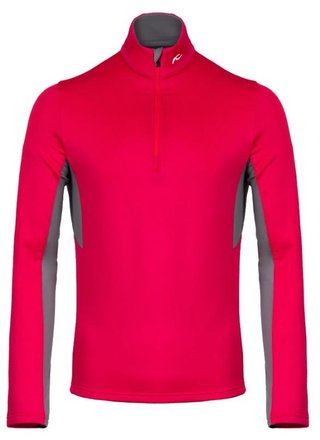 KJUS Hydraulic Midlayer Half-Zip heren sweatshirt, rhubarb/pewter