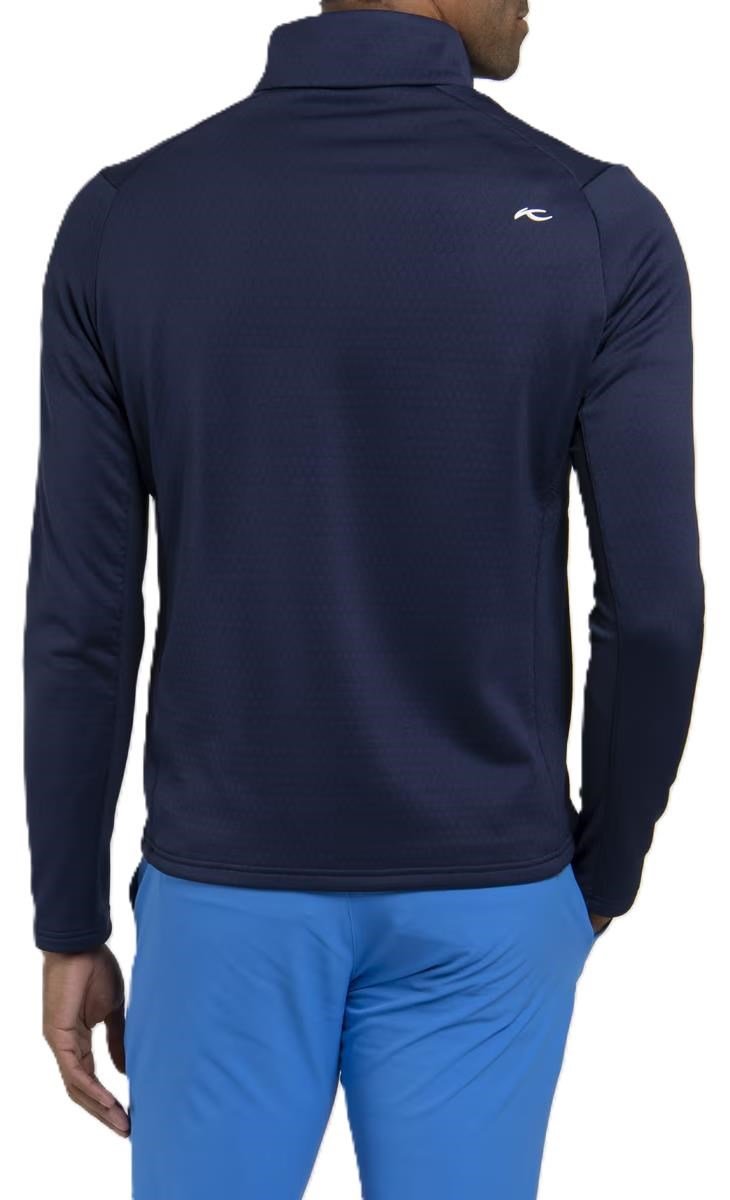 KJUS Hydraulic Midlayer Half-Zip heren sweater, atlanta blue