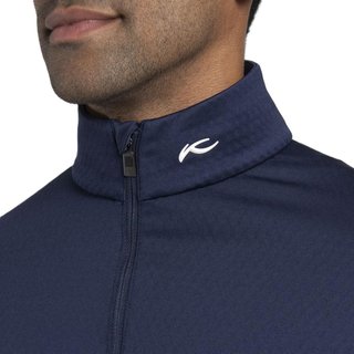 KJUS Hydraulic Midlayer Half-Zip heren sweater, atlanta blue