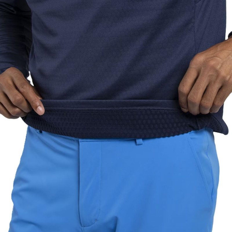 KJUS Hydraulic Midlayer Half-Zip heren sweater, atlanta blue