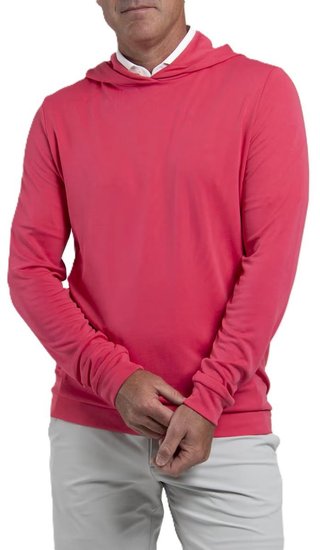 KJUS Kallen Hooded Midlayer heren hoodie, rhubarb