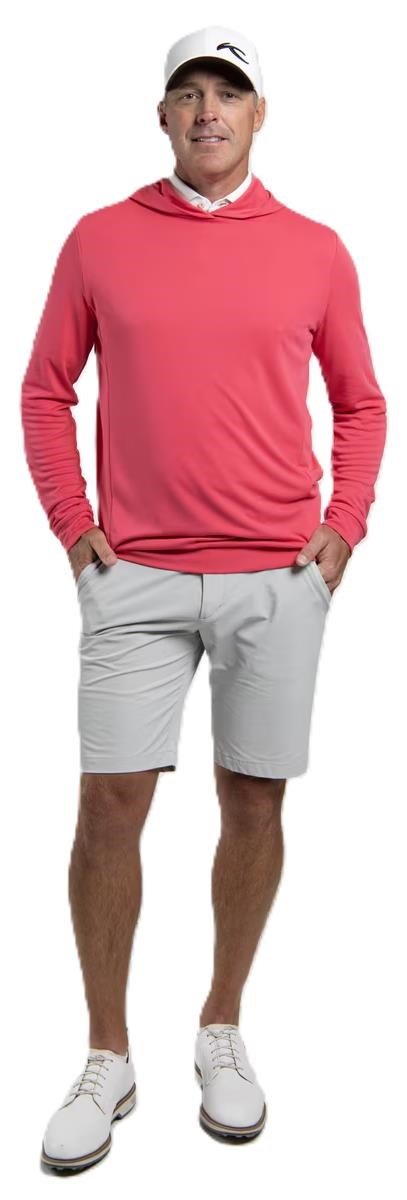 KJUS Kallen Hooded Midlayer heren hoodie, rhubarb