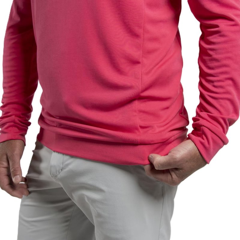 KJUS Kallen Hooded Midlayer heren hoodie, rhubarb