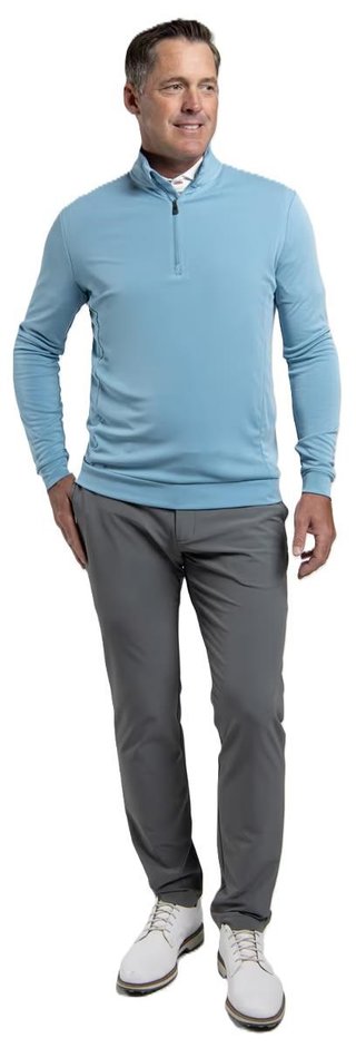 KJUS Kallen Half-Zip heren sweater, atlas blue