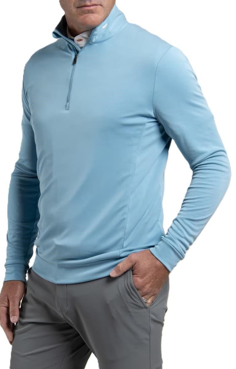 KJUS Kallen Half-Zip heren sweater, atlas blue