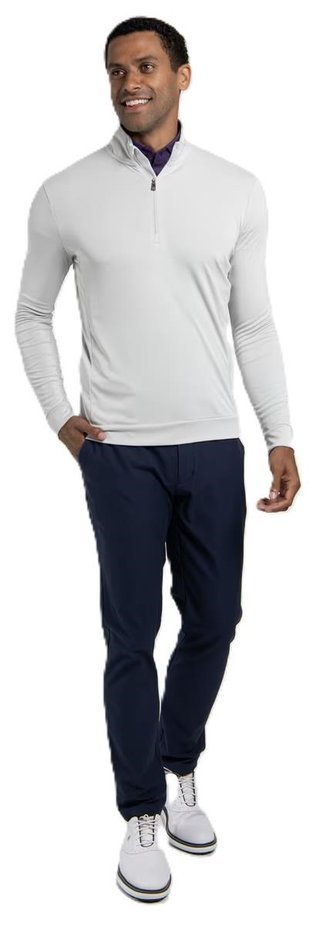 KJUS Kallen Half-Zip heren sweater, alloy