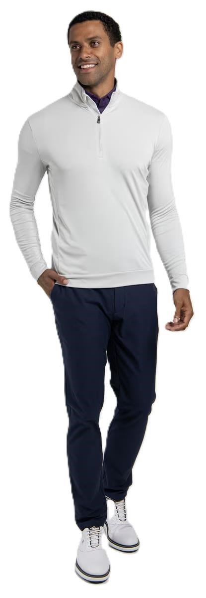 KJUS Kallen Half-Zip heren sweater, alloy