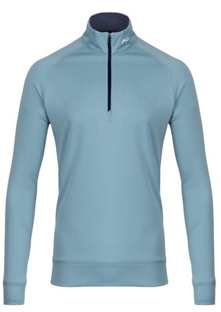KJUS Keano Half-Zip heren sweater, riverbank/atlanta blue