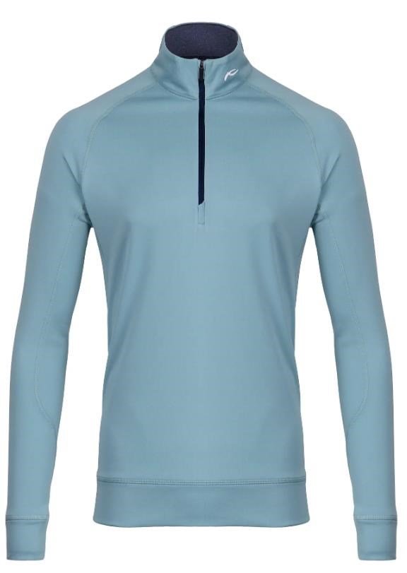KJUS Keano Half-Zip heren sweater, riverbank/atlanta blue