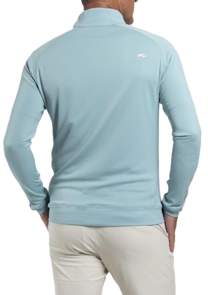 KJUS Keano Half-Zip heren sweater, riverbank/atlanta blue