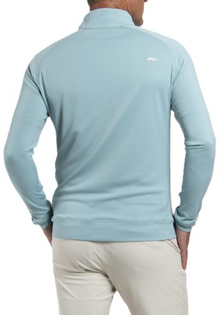 KJUS Keano Half-Zip heren sweater, riverbank/atlanta blue