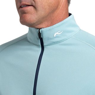 KJUS Keano Half-Zip heren sweater, riverbank/atlanta blue