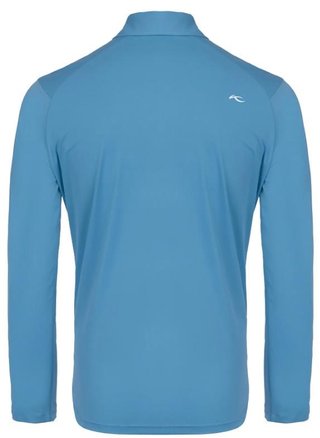 KJUS Cool Point Longsleeve heren polo, atlas blue