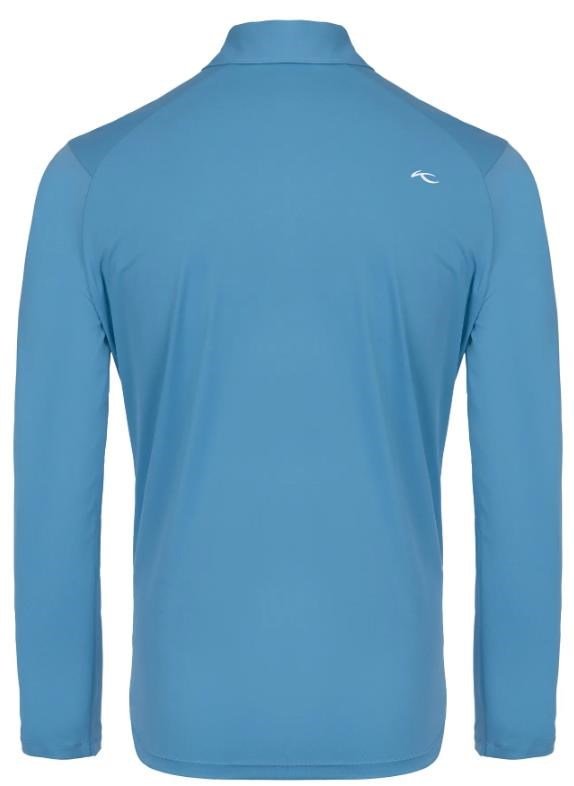 KJUS Cool Point Longsleeve heren polo, atlas blue