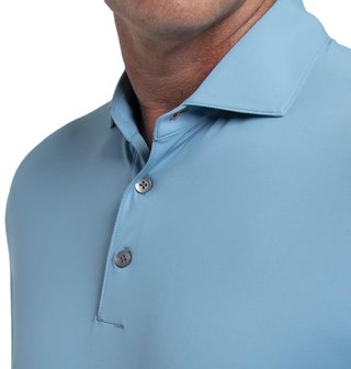 KJUS Cool Point Longsleeve heren polo, atlas blue