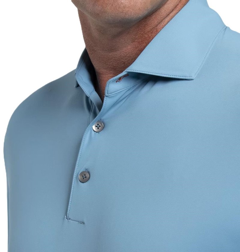 KJUS Cool Point Longsleeve heren polo, atlas blue