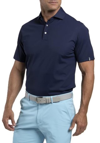 KJUS Cool Point heren polo, atlanta blue