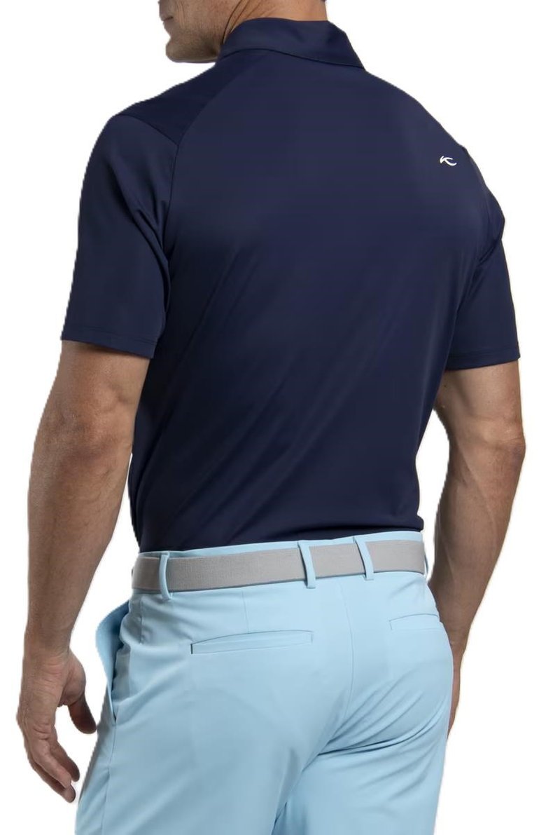 KJUS Cool Point heren polo, atlanta blue