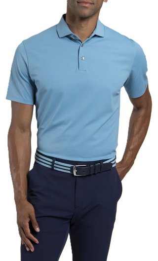 KJUS Cool Point heren polo, atlas blue