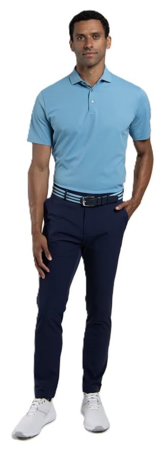 KJUS Cool Point heren polo, atlas blue