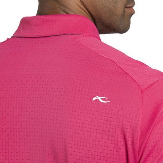 KJUS Savin Structure heren polo, rhubarb