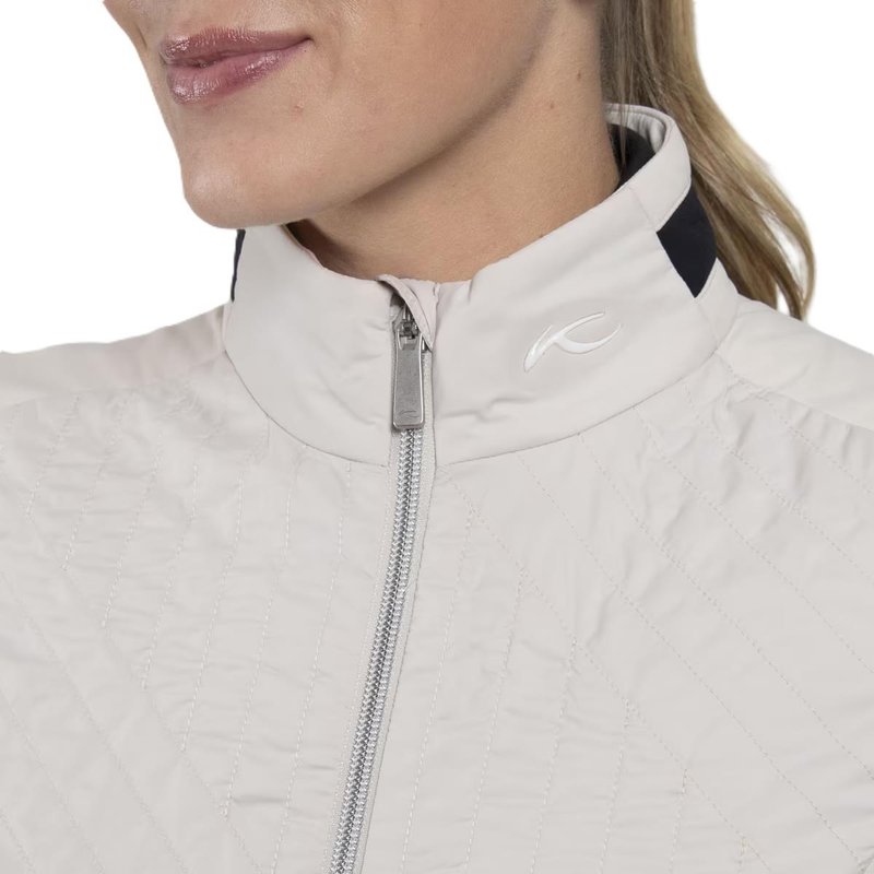 KJUS Retention dames jack, oyster/black