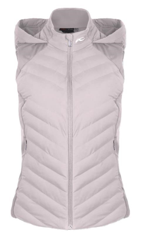 KJUS Sundance Hooded dames vest, oyster