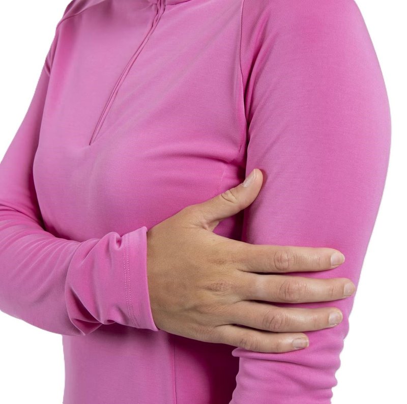 KJUS Kallena Half-Zip dames sweatshirt, peony