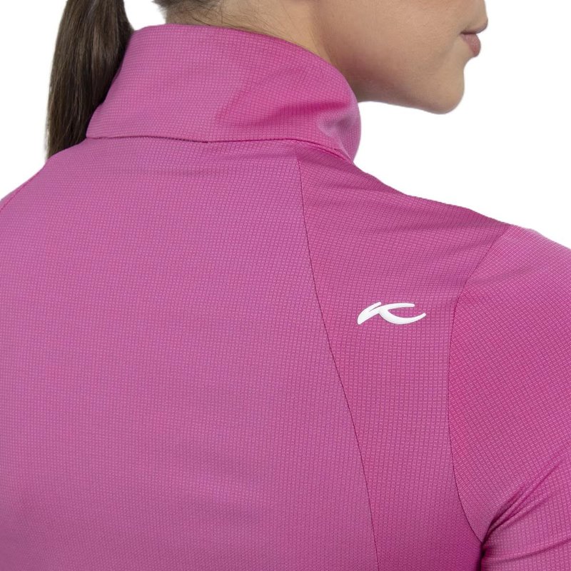 KJUS Collagen Midlayer Half-Zip dames sweatshirt, peony