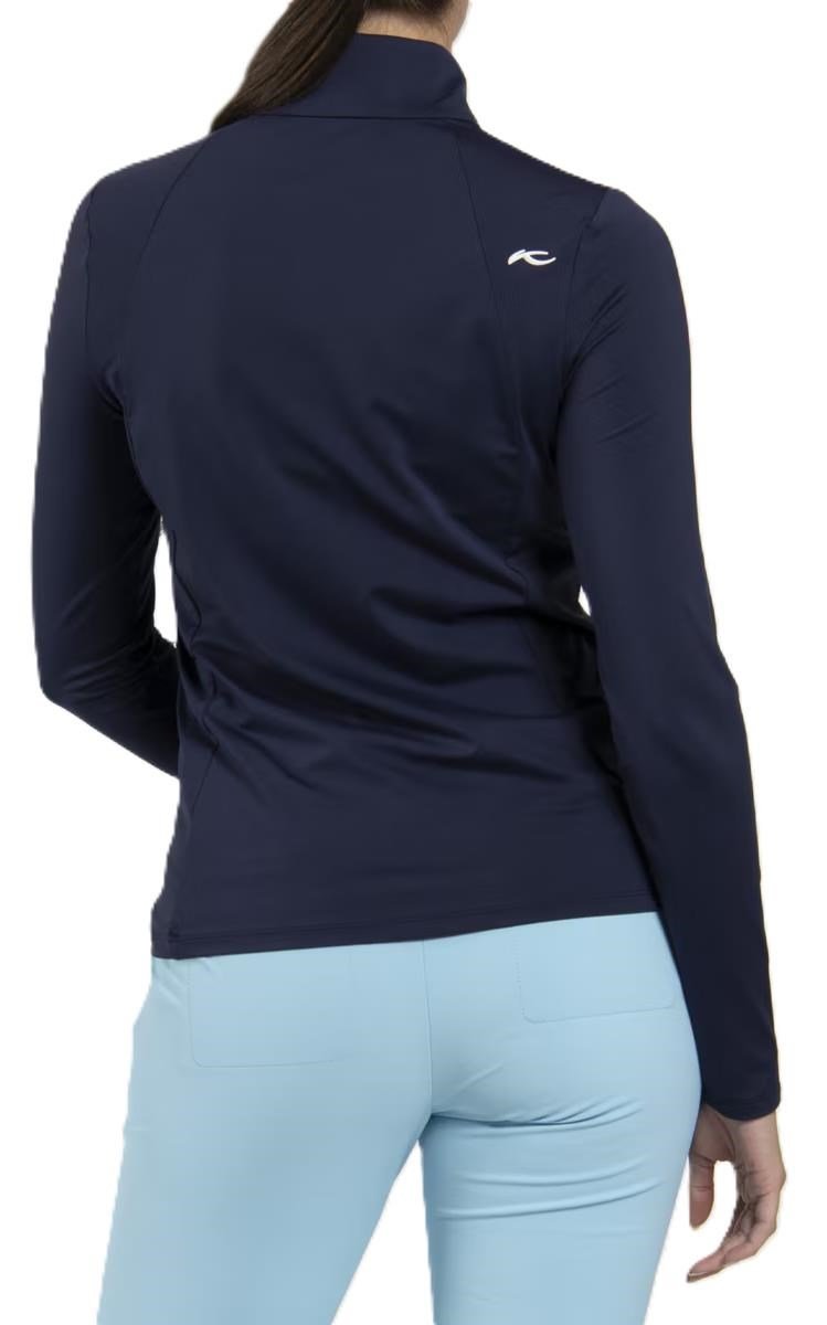 KJUS Collagen Midlayer Half-Zip dames sweatshirt, atlanta blue