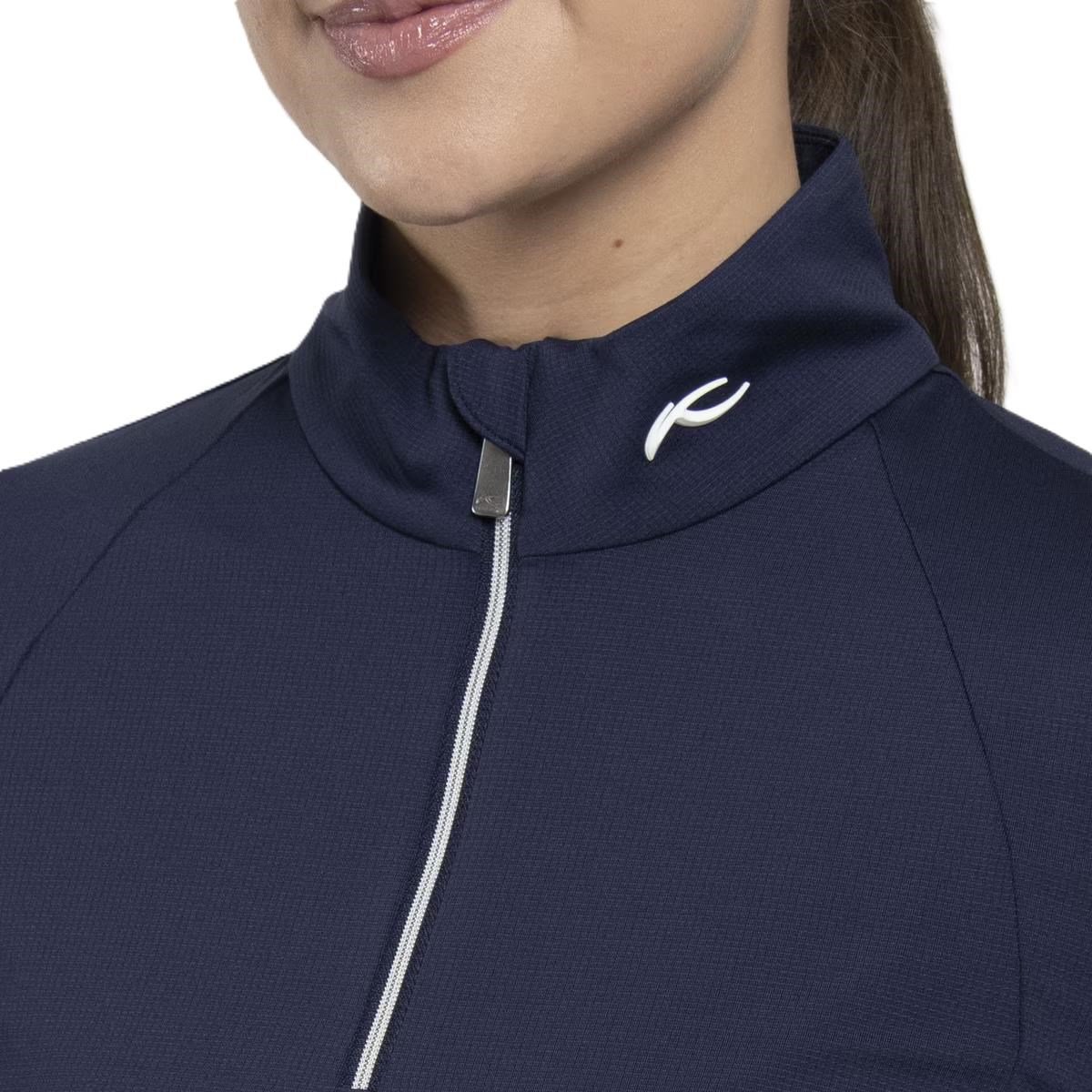 KJUS Collagen Midlayer Half-Zip dames sweatshirt, atlanta blue
