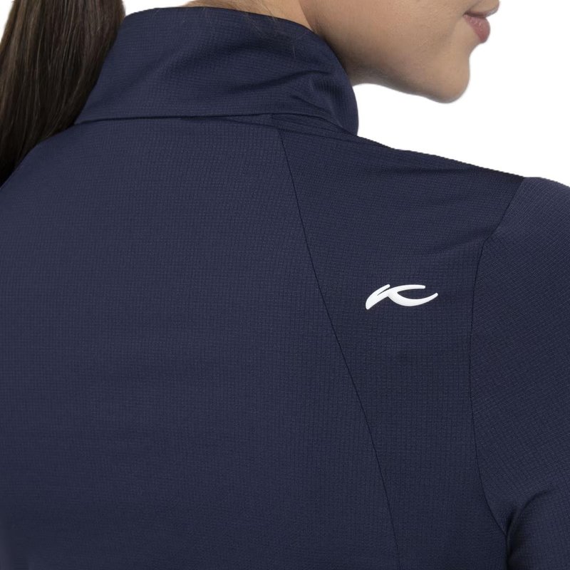 KJUS Collagen Midlayer Half-Zip dames sweatshirt, atlanta blue