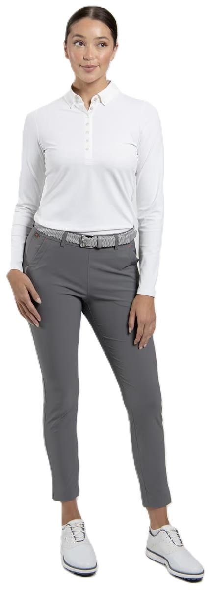 KJUS Catalina Cool longsleeve dames polo, wit