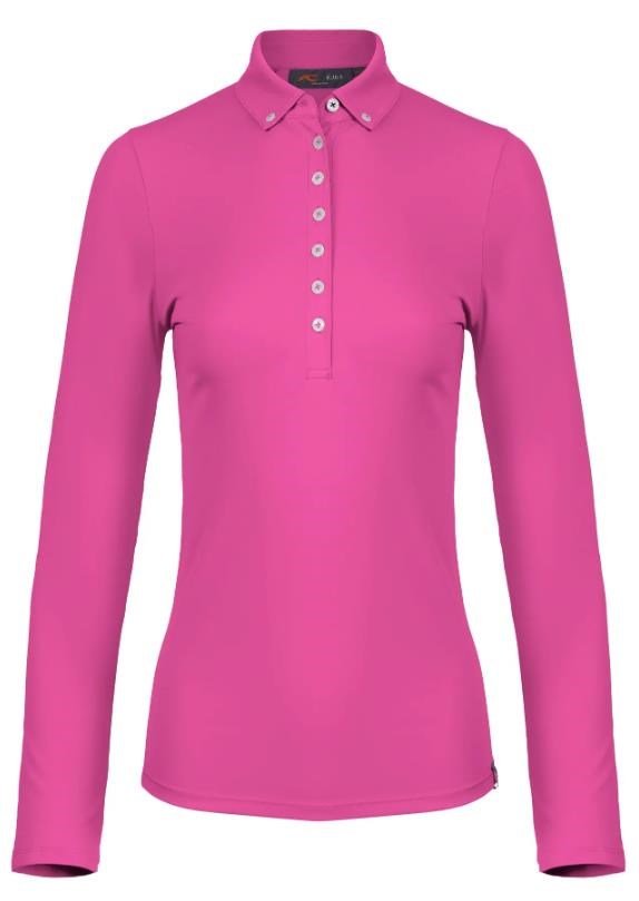 KJUS Catalina Cool longsleeve dames polo, peony