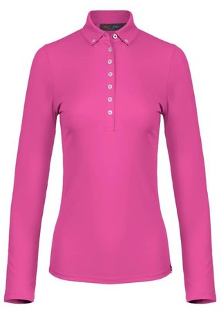 KJUS Catalina Cool longsleeve dames polo, peony