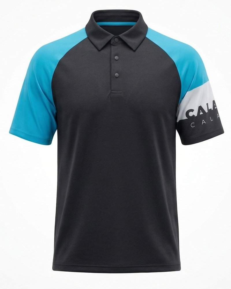 Callaway Modern Traveler Premium Mixed Texture heren polo, antraciet
